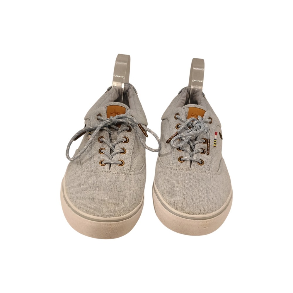 Guy Harvey Men's Ghmatlant Blue Canvas Lace Up Boat Beach Sneakers Size 9.5